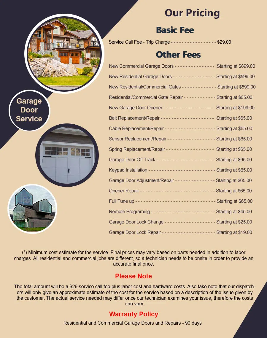 Garage Door Mobile Service Bethesda, MD 301-329-5586